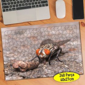 Asilmeydan 456811690 240 Parça Makro Çekim Kara Sinek Puzzle Yapboz Tablo