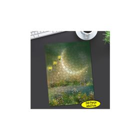 Asilmeydan 457233067 240 Parça Sihirli Dünya Işıltılı Hilal Puzzle Yapboz Tablo