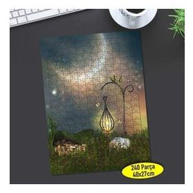 Asilmeydan 457233585 240 Parça Sihirli Gece Işığı Puzzle Yapboz Tablo