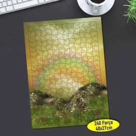 Asilmeydan 457233821 240 Parça Sihirli Gökkuşağı Dünyası Puzzle Yapboz Tablo