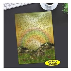 Asilmeydan 457233821 240 Parça Sihirli Gökkuşağı Dünyası Puzzle Yapboz Tablo