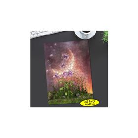 Asilmeydan 457242433 240 Parça Sihirli Dünya Çiçekli Bahçe Puzzle Yapboz Tablo
