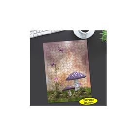 Asilmeydan 457242683 240 Parça Sihirli Dünya Mantarları Puzzle Yapboz Tablo