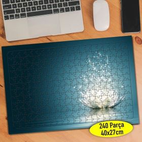Asilmeydan 457243574 240 Parça Sihirli Lotus Çiçeği Puzzle Yapboz Tablo