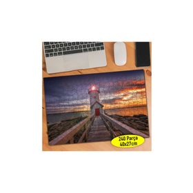 Asilmeydan 457249705 240 Parça Işıklı Fener Yolu Puzzle Yapboz Tablo