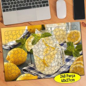 Asilmeydan 457267089 240 Parça Buzlu Limonata Sunum Puzzle Yapboz Tablo