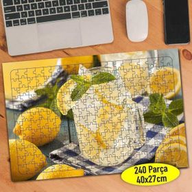 Asilmeydan 457267089 240 Parça Buzlu Limonata Sunum Puzzle Yapboz Tablo