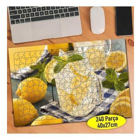 Asilmeydan 457267089 240 Parça Buzlu Limonata Sunum Puzzle Yapboz Tablo