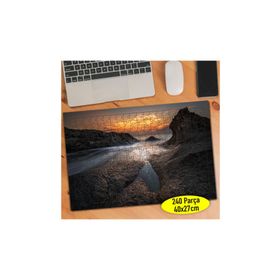 Asilmeydan 457284847 240 Parça Gün Batımı Sahili Puzzle Yapboz Tablo