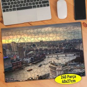Asilmeydan 457299268 240 Parça Şehir Mimari Manzarası Puzzle Yapboz Tablo