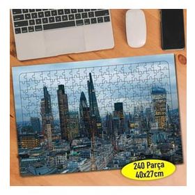 Asilmeydan 457300355 240 Parça Londra Metropol Manzarası Puzzle Yapboz Tablo