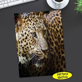 Asilmeydan 457301283 240 Parça Vahşi Doğa Hayvanı Leopar Puzzle Yapboz Tablo