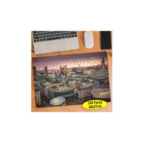 Asilmeydan 457303577 240 Parça Akşam Şehir Manzarası Puzzle Yapboz Tablo