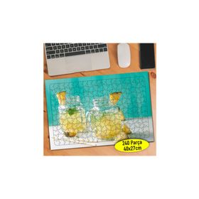 Asilmeydan 457304282 240 Parça Limonata Bardakları Puzzle Yapboz Tablo