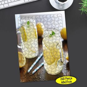 Asilmeydan 457304282 240 Parça Limonata Bardakları Puzzle Yapboz Tablo