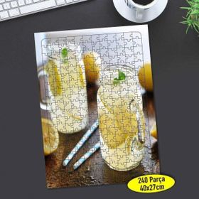 Asilmeydan 457304282 240 Parça Limonata Bardakları Puzzle Yapboz Tablo