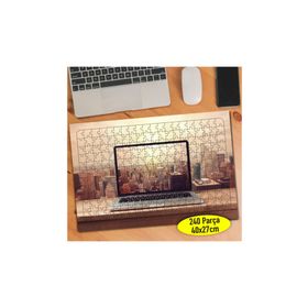 Asilmeydan 457307283 240 Parça Bilgisayar Şehir Görüntüsü Puzzle Yapboz Tablo