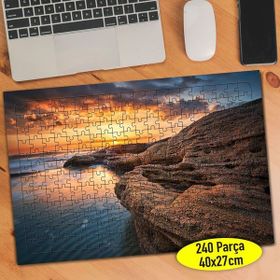 Asilmeydan 457308939 240 Parça Gün Batımı Kanyon Puzzle Yapboz Tablo