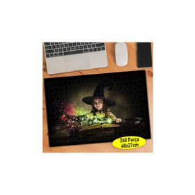 Asilmeydan 457311372 240 Parça Büyü Yapan Cadı Kız Puzzle Yapboz Tablo