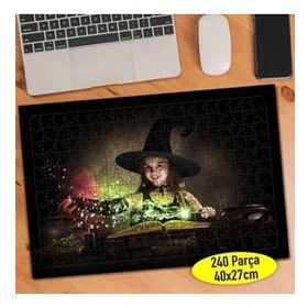 Asilmeydan 457311372 240 Parça Büyü Yapan Cadı Kız Puzzle Yapboz Tablo