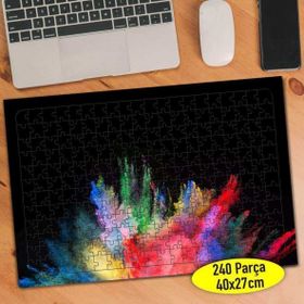 Asilmeydan 457312623 240 Parça Dağılan Renk Tozları Puzzle Yapboz Tablo