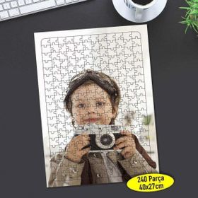 Asilmeydan 457314275 240 Parça Fotoğrafçı Küçük Çocuk Puzzle Yapboz Tablo
