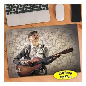 Asilmeydan 457327455 240 Parça Gitar Çalan Çocuk Puzzle Yapboz Tablo