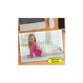 Asilmeydan 457329142 240 Parça Köpekle Oynayan Küçük Kız Puzzle Yapboz Tablo