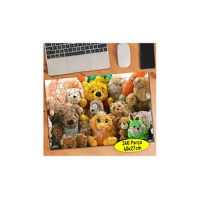 Asilmeydan 457330524 240 Parça Sevimli Oyuncaklar Puzzle Yapboz Tablo