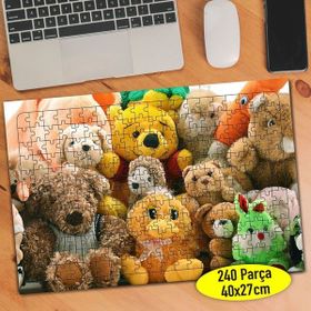 Asilmeydan 457330524 240 Parça Sevimli Oyuncaklar Puzzle Yapboz Tablo