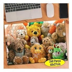 Asilmeydan 457330524 240 Parça Sevimli Oyuncaklar Puzzle Yapboz Tablo