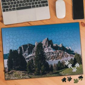 Asilmeydan Ağaçlı Dağlı Arazi 240 Parça 463098 27x40 cm Puzzle Yapboz Tablo