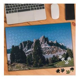 Asilmeydan Ağaçlı Dağlı Arazi 240 Parça 463098 27x40 cm Puzzle Yapboz Tablo