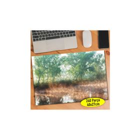 Asilmeydan Ağaçlı Orman Yolu 240 Parça 27x40 cm  Puzzle Yapboz Tablo