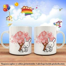 Asilmeydan Anne Ve Bebek Tavşan Çocuk Kupa