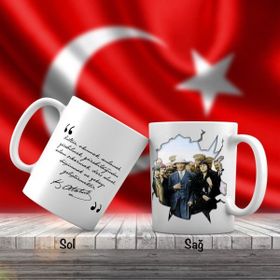Asilmeydan Asil Hediyelik Atatürk'ün Inkılâpçılık Ilkesi - Atatürk'ün Sözleri Kupa
