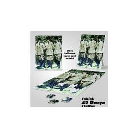 Asilmeydan Asil Hobi Gazi Mustafa Kemal Atatürk Ve Silah Arkadaşları Ayak Destekli 42 Parça Puzzle Yapboz Tablo
