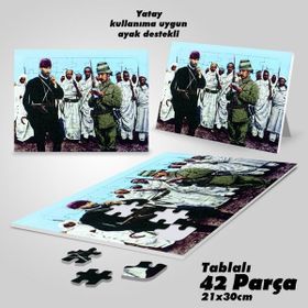 Asilmeydan Asil Hobi Gazi Mustafa Kemal Atatürk Ve Silah Arkadaşları Ayak Destekli 42 Parça Puzzle Yapboz Tablo