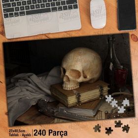 Asilmeydan Asil Hobi Kurukafa Kitap Eski Silah Ayak Destekli 240 Parça Puzzle Yapboz Tablo