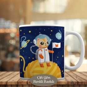 Asilmeydan Astronot Kedicik ve Uzay Bilimleri Kupa Bardak