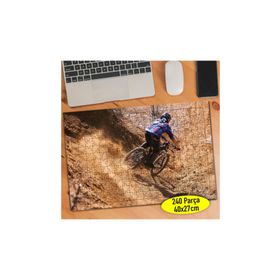 Asilmeydan Bisiklet Sporcusu 240 Parça 27x40 cm Puzzle Yapboz Tablo