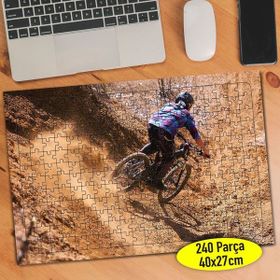 Asilmeydan Bisiklet Sporcusu 240 Parça 27x40 cm Puzzle Yapboz Tablo
