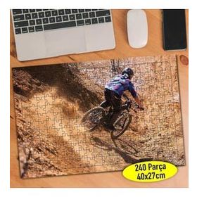 Asilmeydan Bisiklet Sporcusu 240 Parça 27x40 cm Puzzle Yapboz Tablo