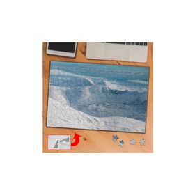 Asilmeydan Buzul Dağlar Doğa Manzara 240 Parça 27x40 cm Puzzle Yapboz Tablo
