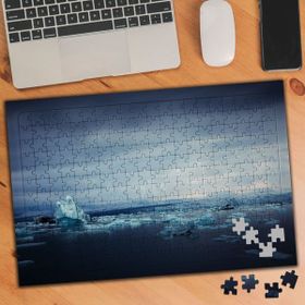 Asilmeydan Buzul Okyanus Manzara 240 Parça Puzzle Yapboz Tablo