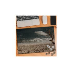 Asilmeydan Çatlamış Toprak Ve Kuru Ağaç 240 Parça 74677 27x40.5 cm Puzzle Yapboz Tablo