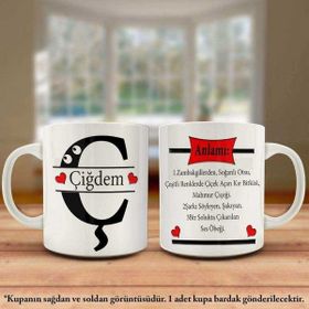 Asilmeydan Çiğdem İsmi ve Anlamı Isme Özel Tasarım Kupa Bardak
