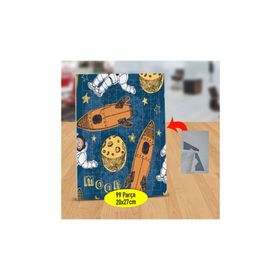 Asilmeydan Çizimsel Roket Ve Astronot 99 Parça Puzzle Yapboz Tablo