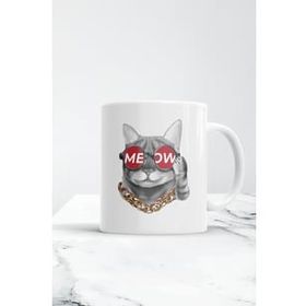 Asilmeydan Cool Cat Sevimli Kedi Kupa Bardak