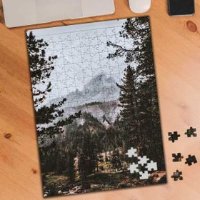Asilmeydan Dağ Manzaralı Orman 240 Parça Puzzle Yapboz Tablo